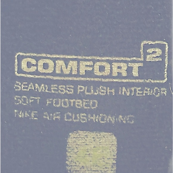 EUC! MENS NIKE AIR 2 COMFORT WHITE AND NAVY - Picture 7 of 10